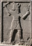 Reliéf s chetitským vojákem